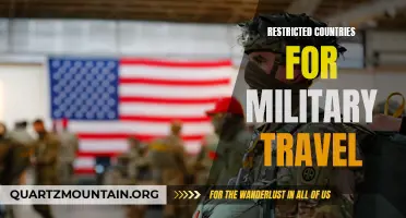 Restricted Countries: Where Military Personnel Can't Travel
