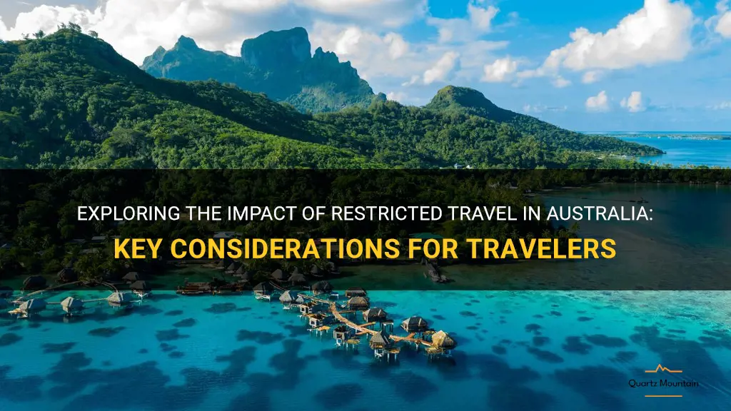 restricted travel australia