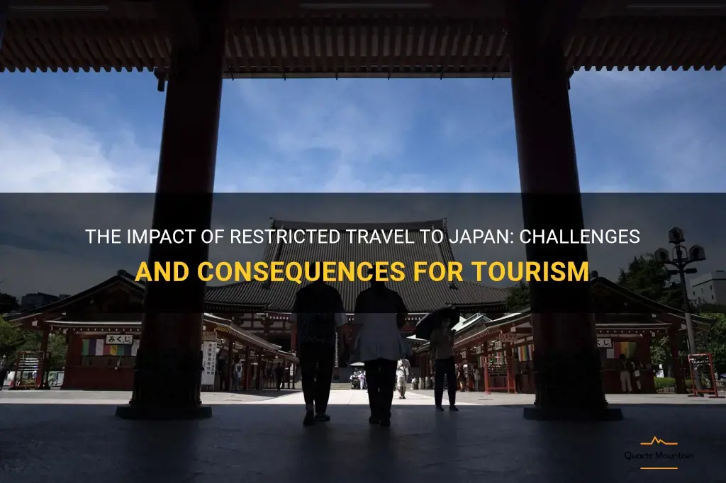 restricted travel to japan