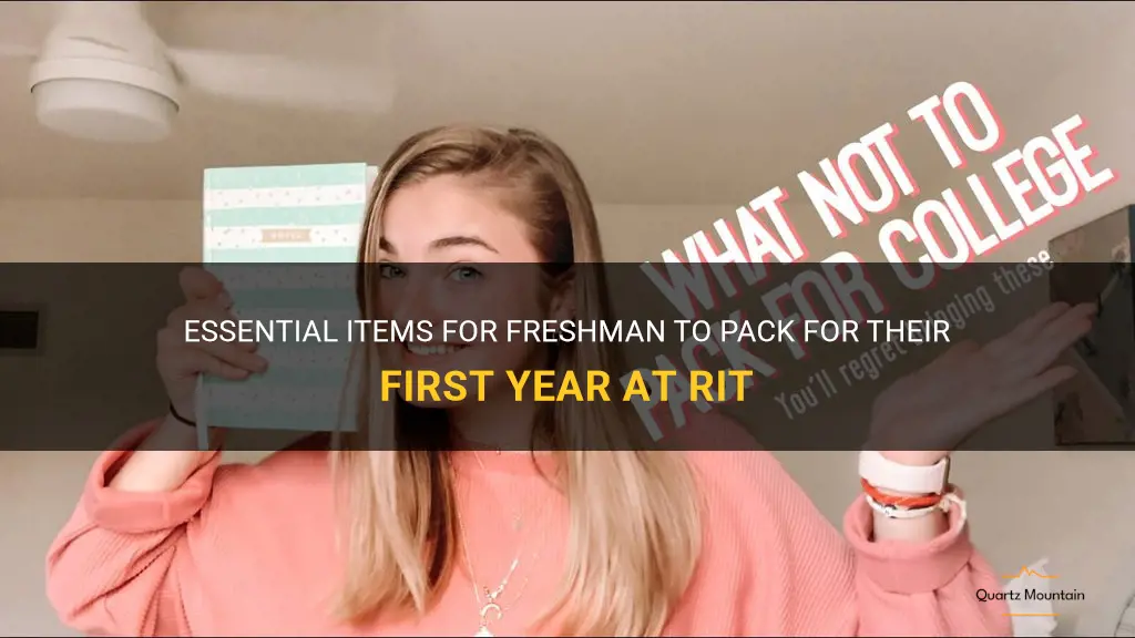 rit freshman what to pack