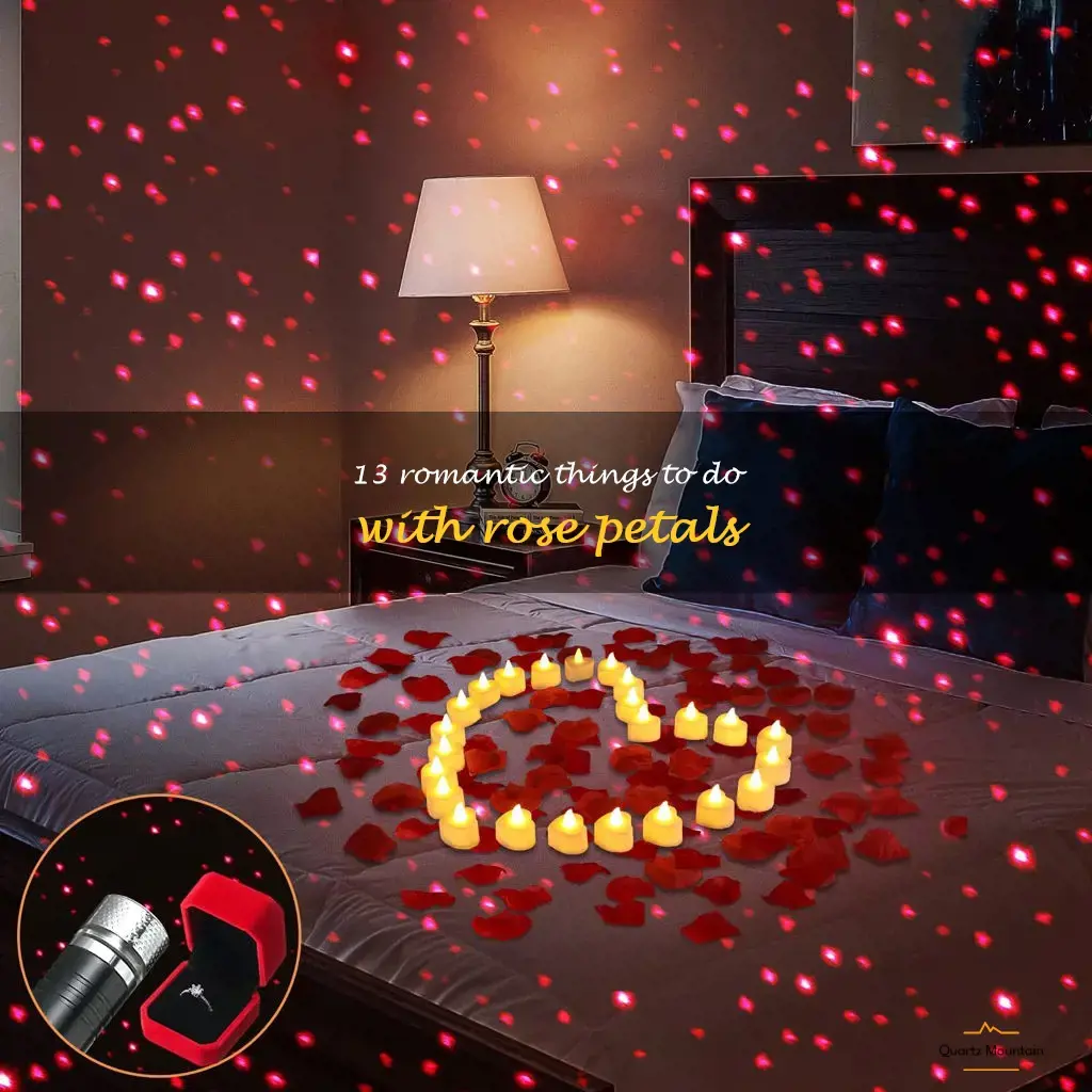 romantic things to do with rose petals