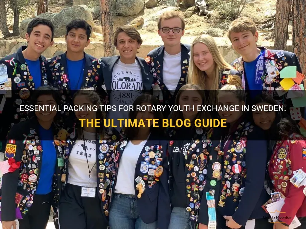 rotary youth exchange sweden blogs what to pack