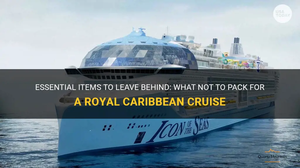 royal caribbean cruise what you can not to pack