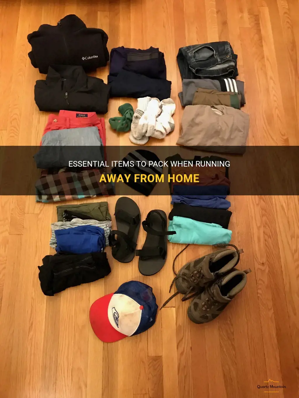 running away from home what to pack