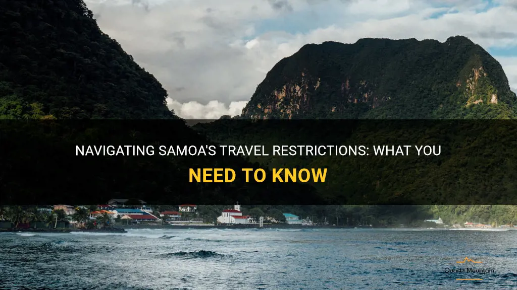 samoa travel restrictions