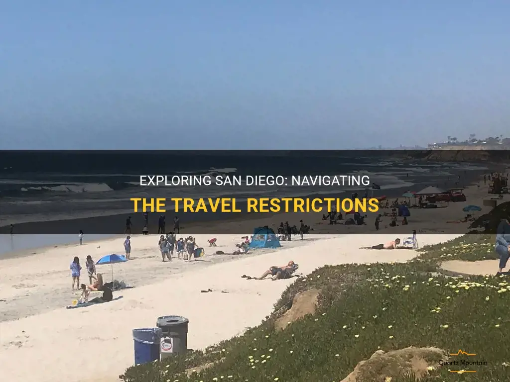 san diego travel restrictions