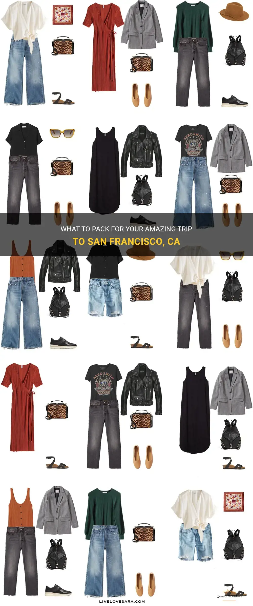 san francisco ca what to pack