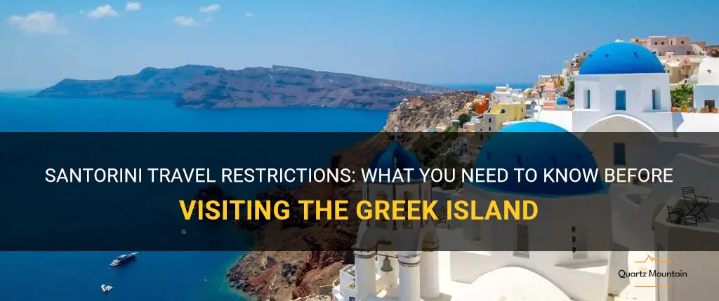 santorini greece travel restrictions