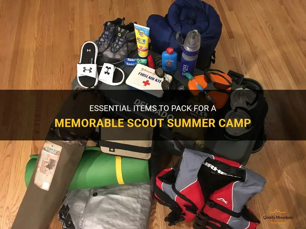 scout summer camp what to pack