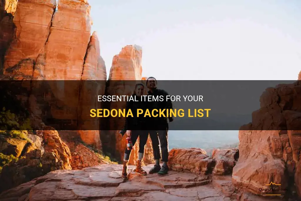 sedona what to pack