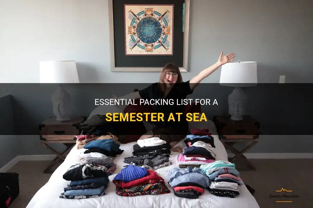 semester at sea what to pack
