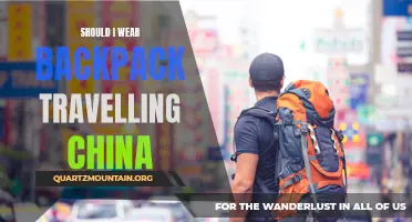 Should I Wear a Backpack While Traveling in China?