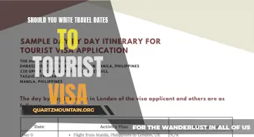 Deciding Whether or Not to Include Travel Dates on Your Tourist Visa Application