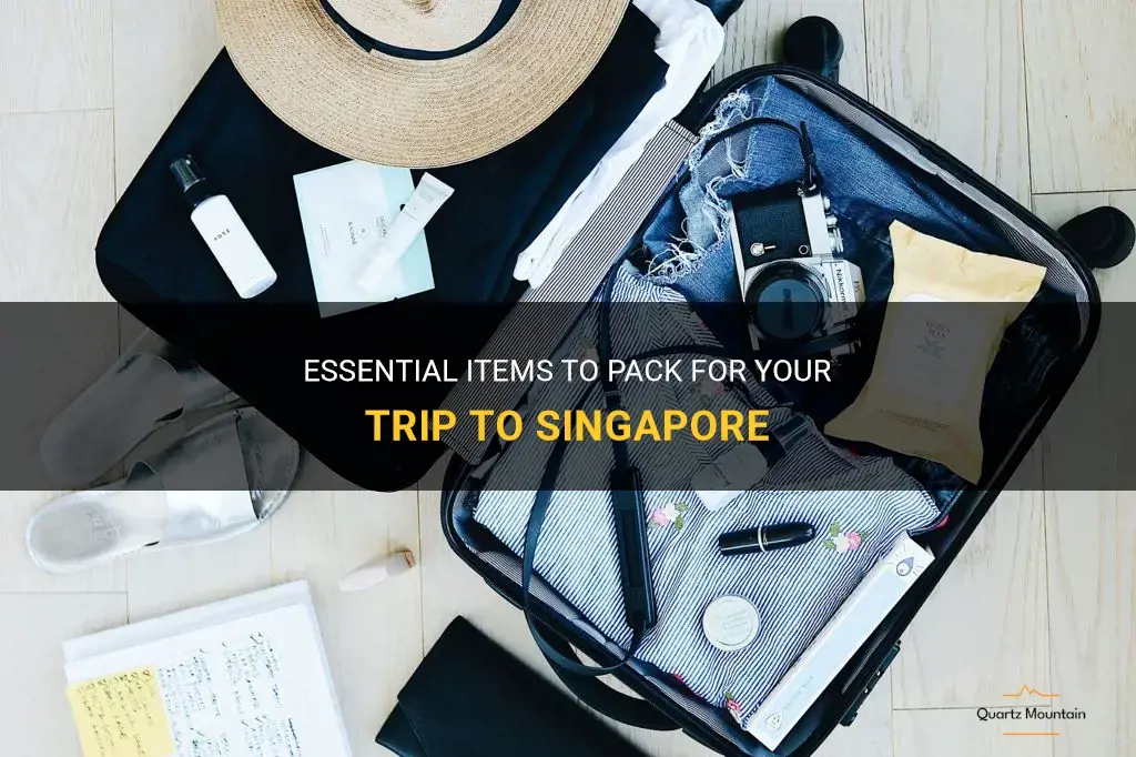 singapore what to pack