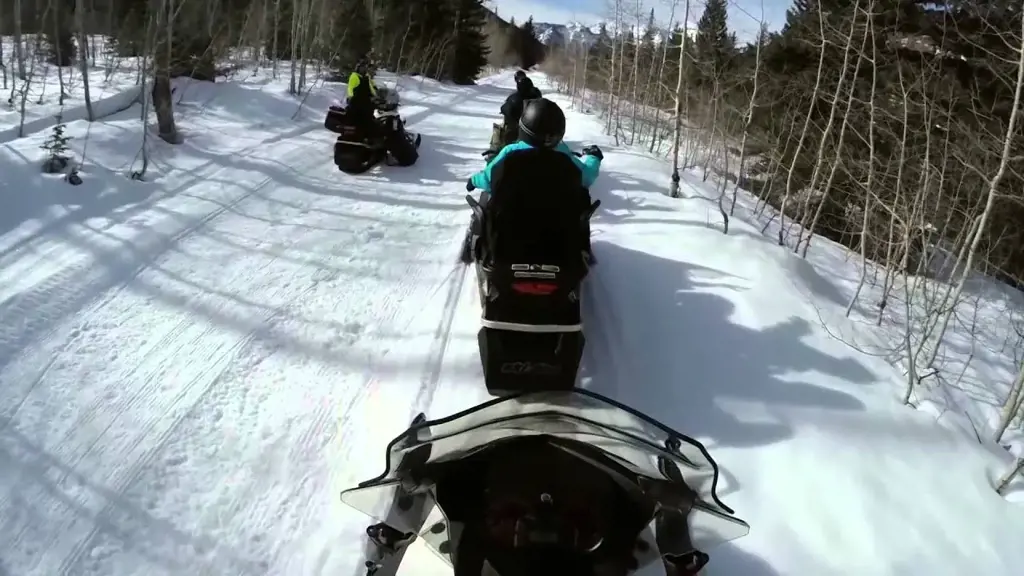 Snowmobiling