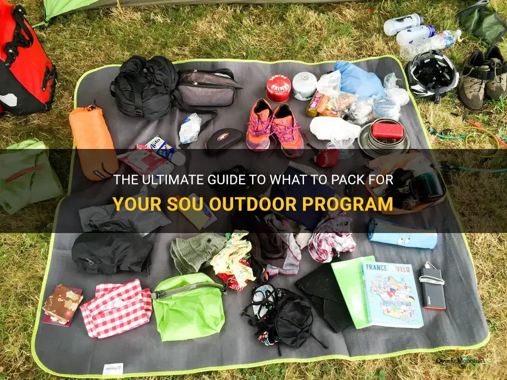 sou outdoor program what to pack