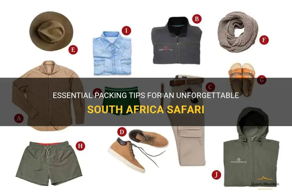 south africa safari what to pack