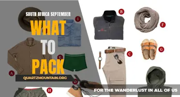 What to Pack for a September Trip to South Africa