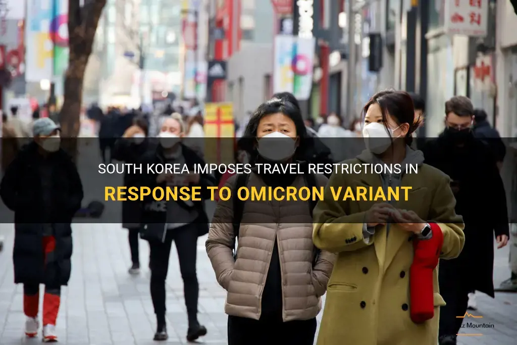 south korea omicron travel restrictions