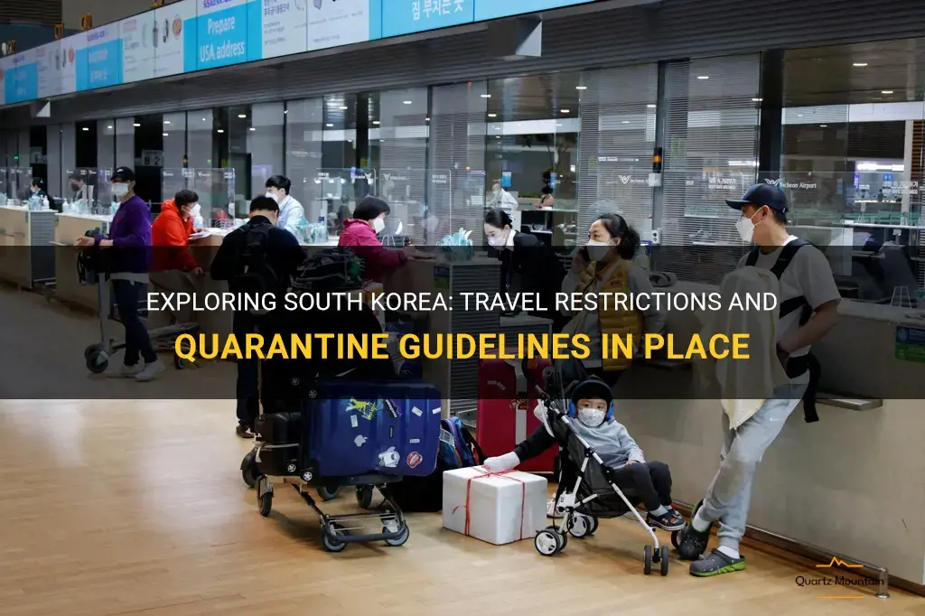 south korea travel restrictions quarantine