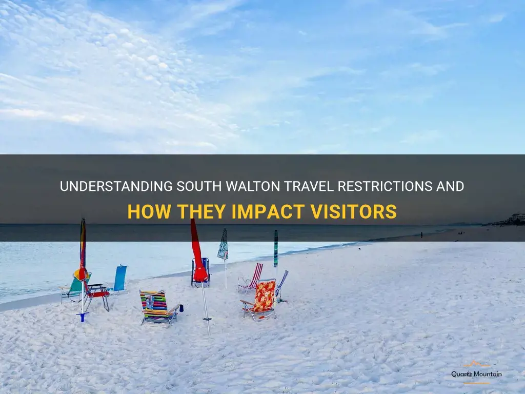 south walton travel restrictions
