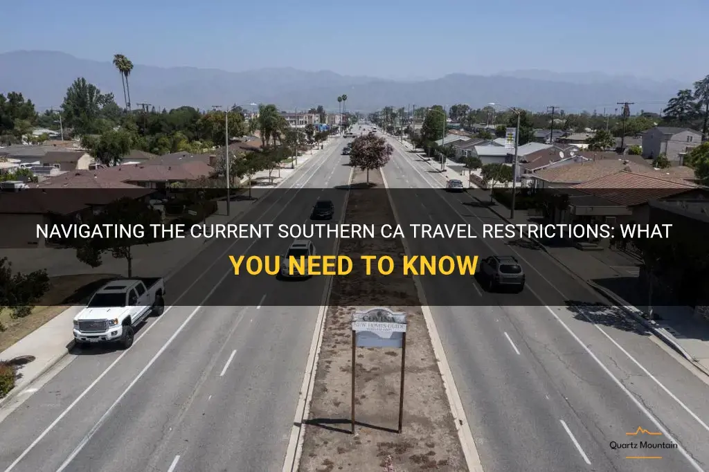 southern ca travel restrictions