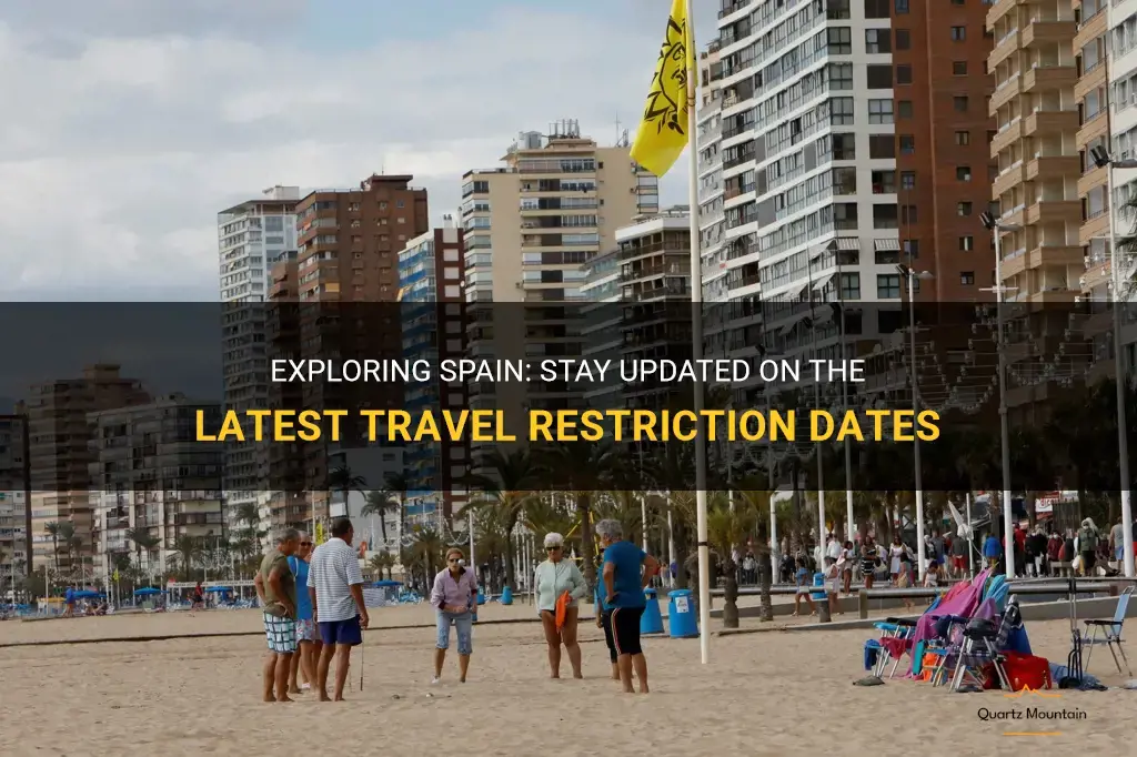 spain travel restrictions dates