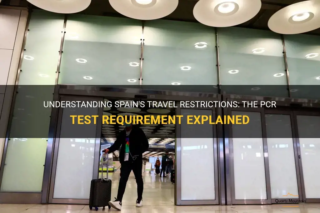 spain travel restrictions pcr test