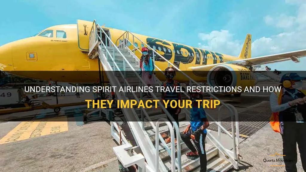 spirit airlines travel restrictions