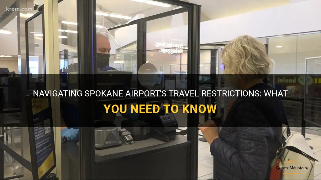 spokane airport travel restrictions
