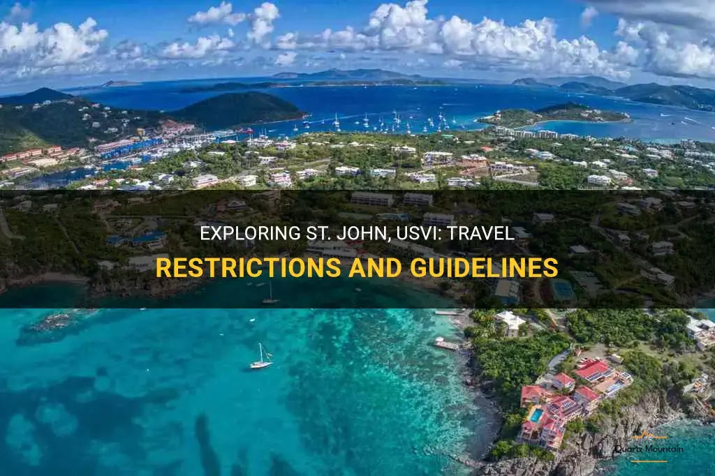 st john vi travel restrictions