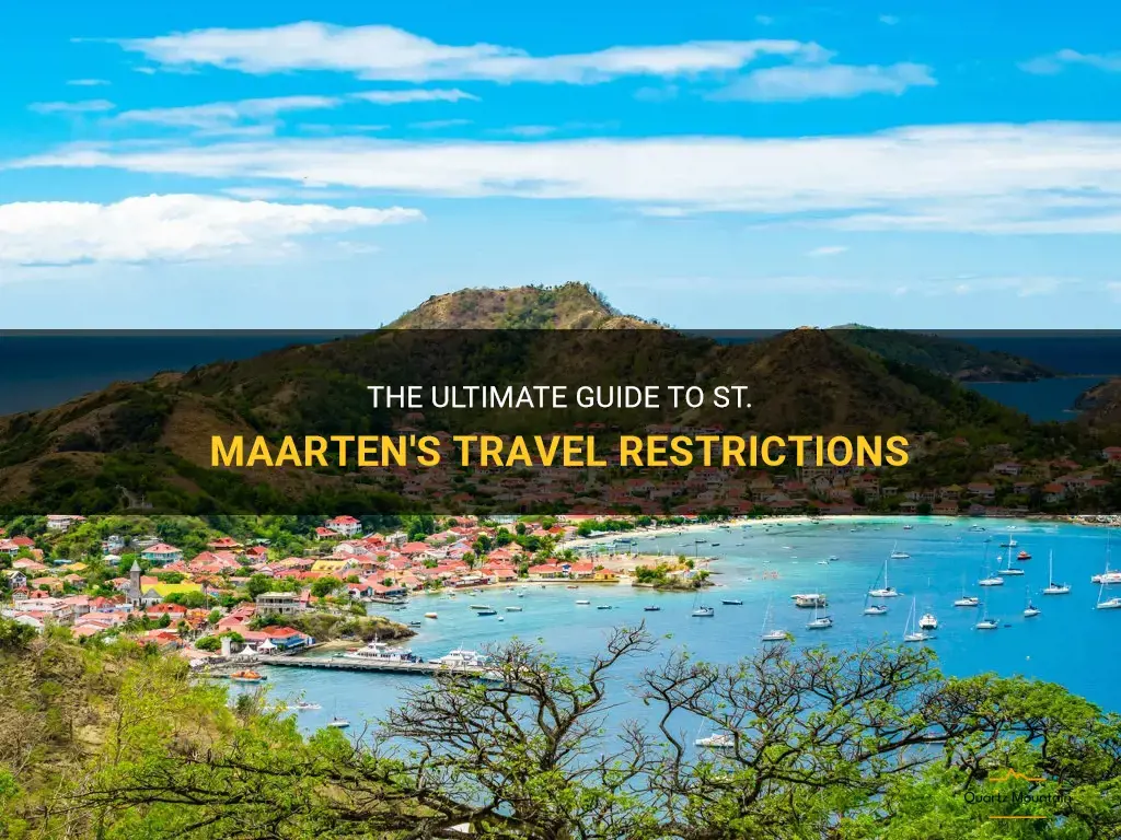 st maarten travel restriction