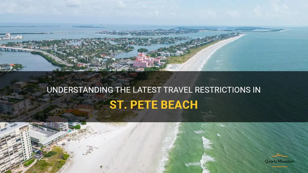 st pete beach travel restrictions