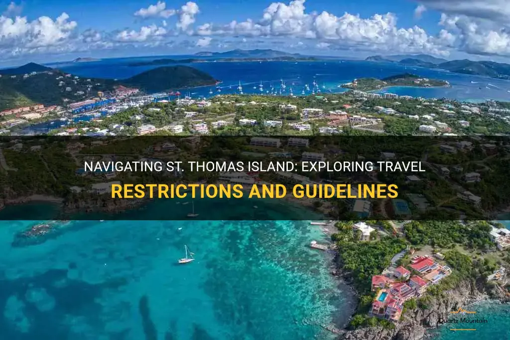 st thomas island travel restrictions