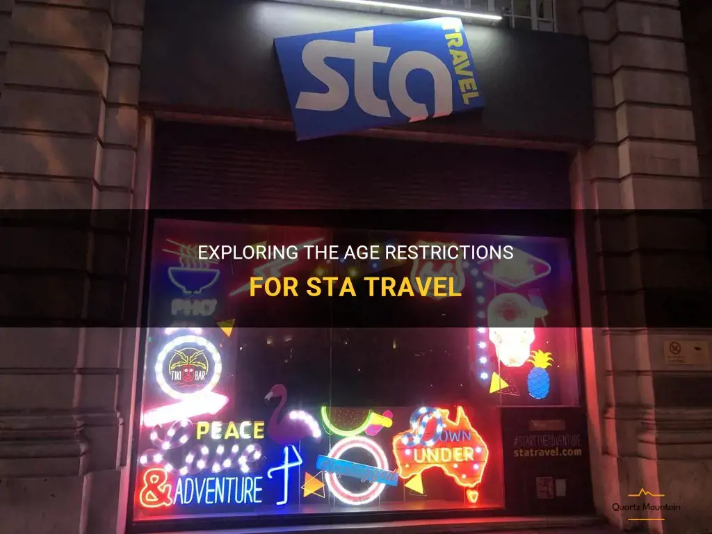sta travel age restrictions