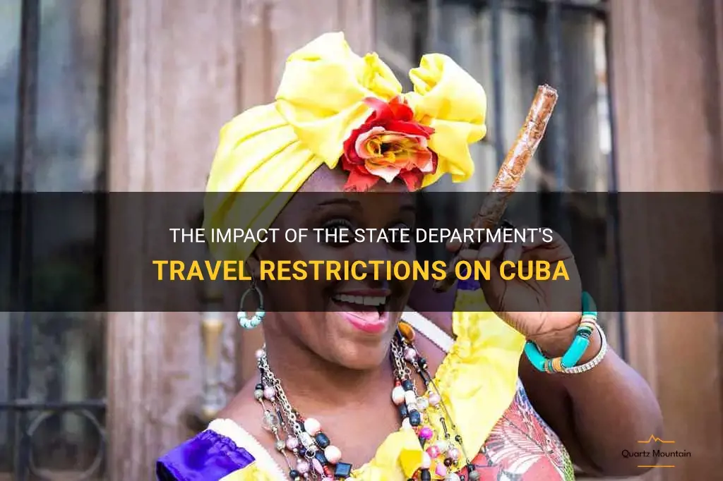 state department cuba travel restrictions