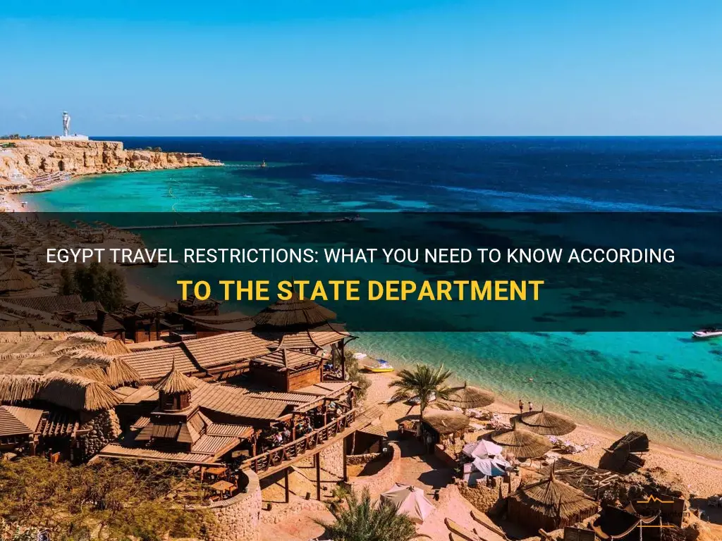 state department travel restrictions egypt