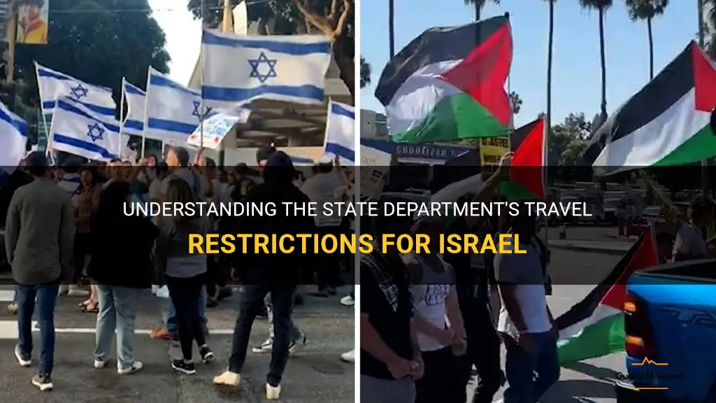 state department travel restrictions israel