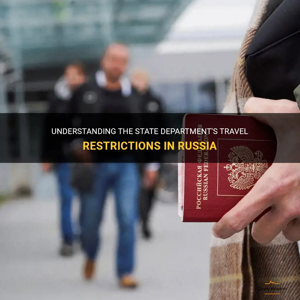 state department travel restrictions russia