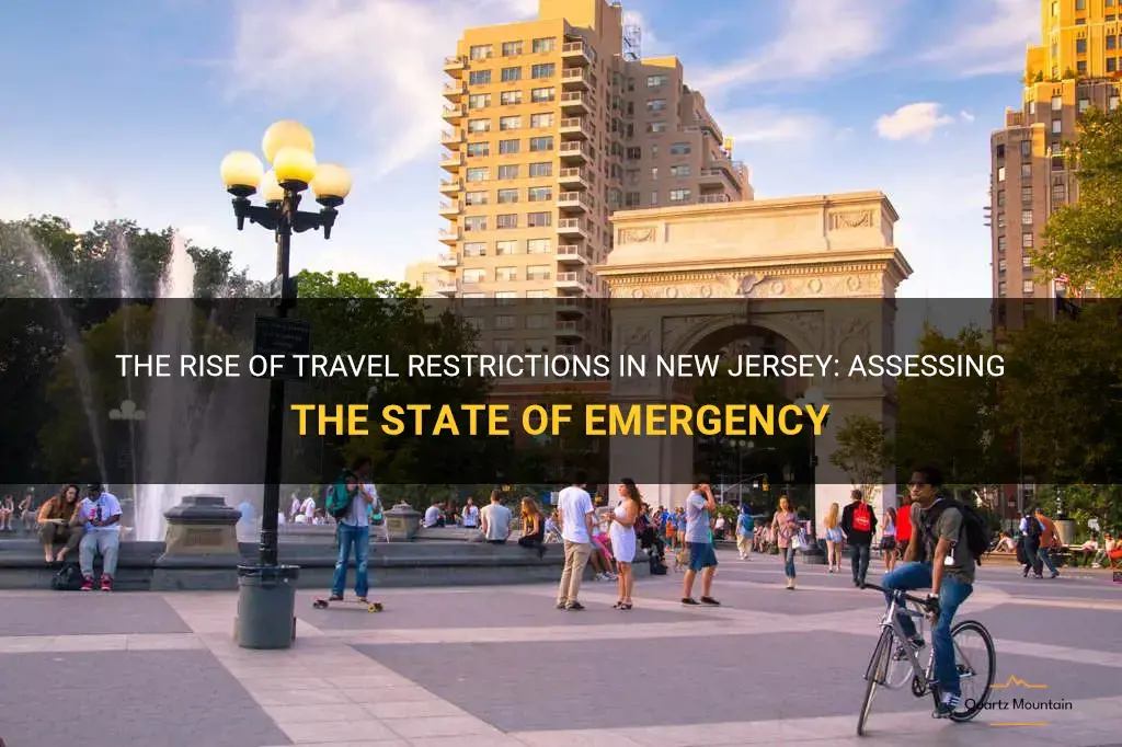state of emergency nj travel restrictions