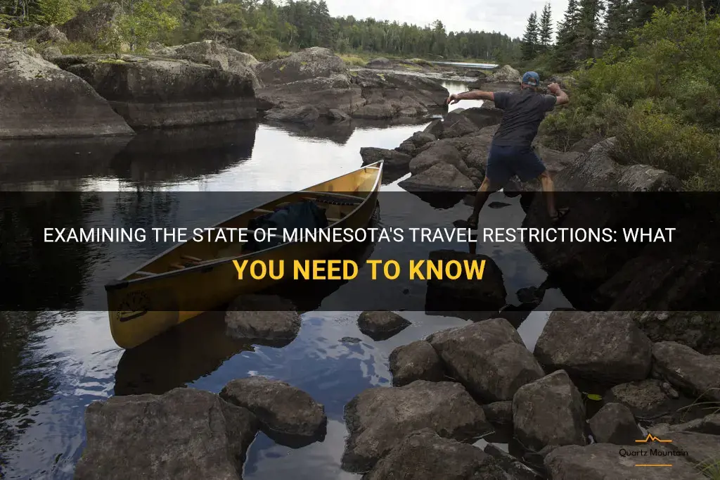 state of minnesota travel restrictions