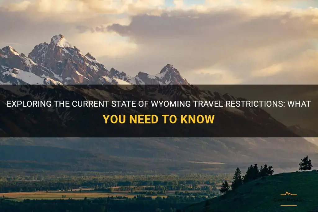 state of wyoming travel restrictions