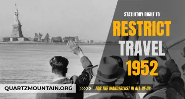 The Statutory Right to Restrict Travel in 1952: Protecting National Security