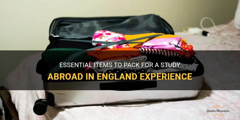 study abroad in england what to pack