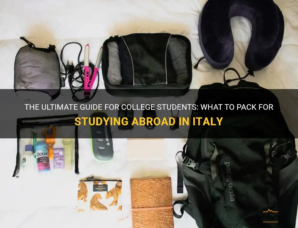 study abroad in italy college what to pack