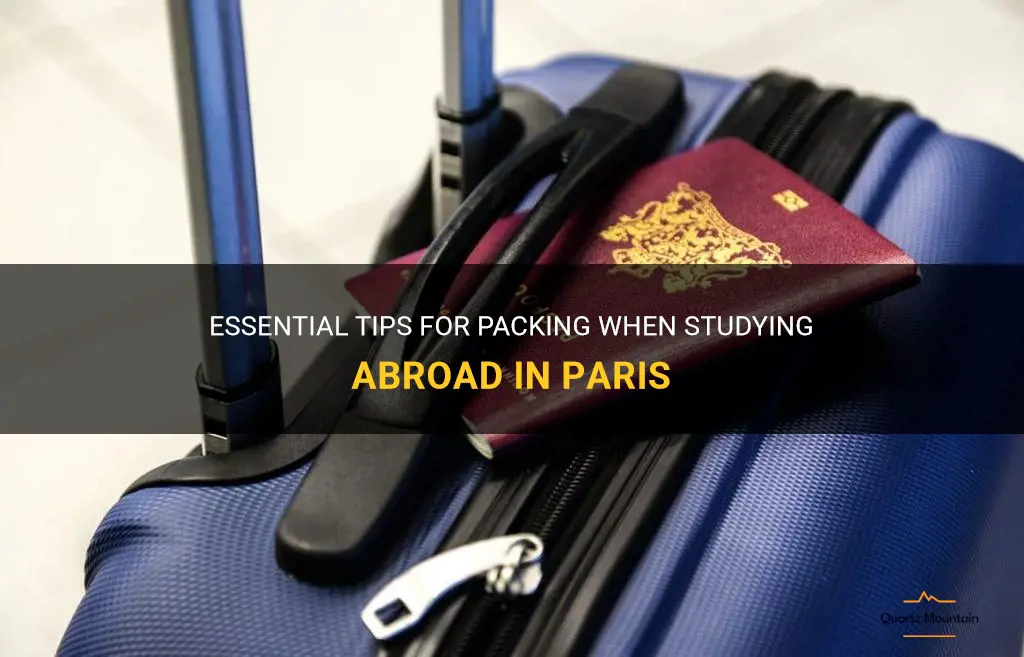 studying abroad in paris what to pack
