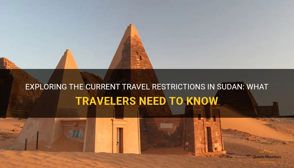 sudan travel restrictions