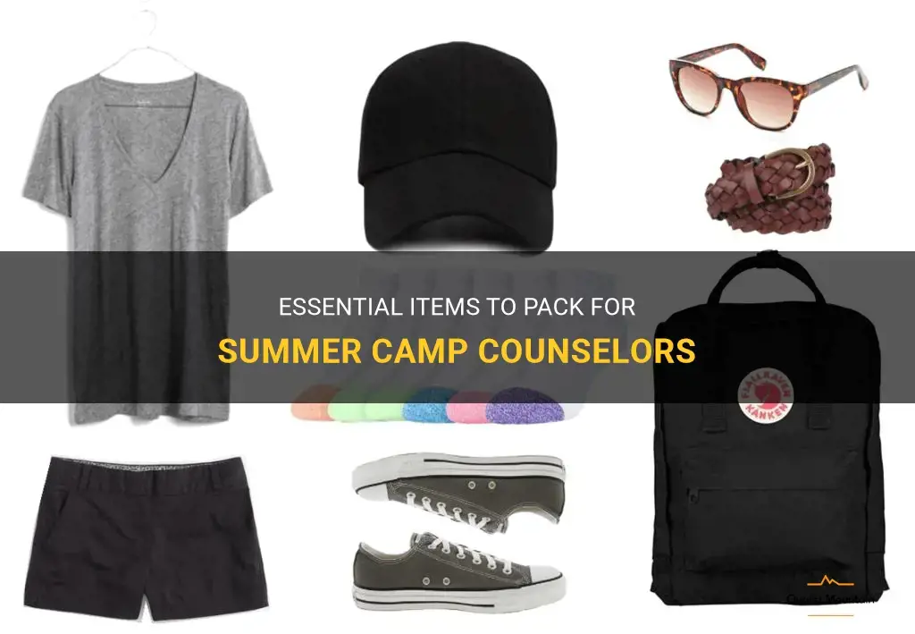 summer camp counselor what to pack