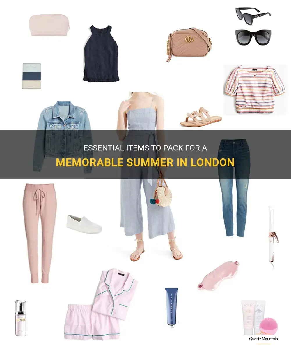 summer in london what to pack