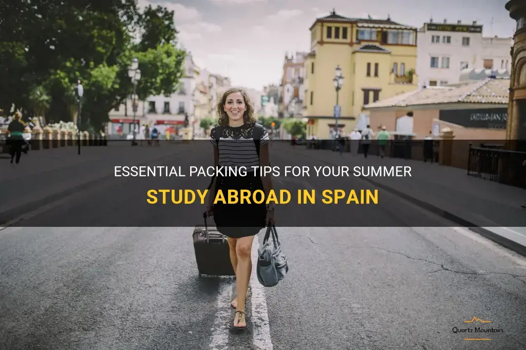 summer spain study abroad what to pack